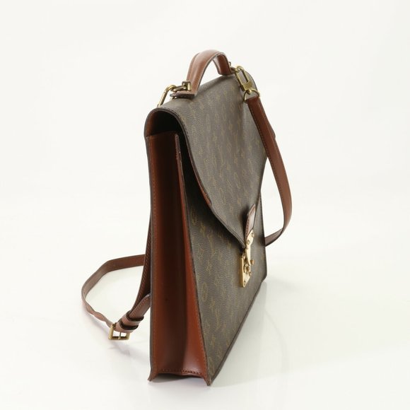 Louis Vuitton Monogram Porte Document Bandouliere M53338 Bag Shoulder Men's - Picture 4 of 16